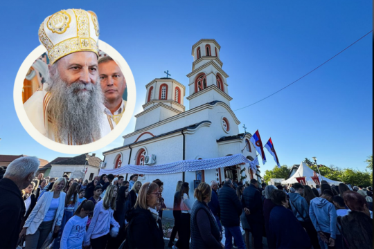 “GOSPODЕ POMOZI, GOSPODЕ POMILUJ!”: Patrijarh osvetio novi hram u selu Dražanj nadomak Beograda i uputio snažnu poruku vernicima