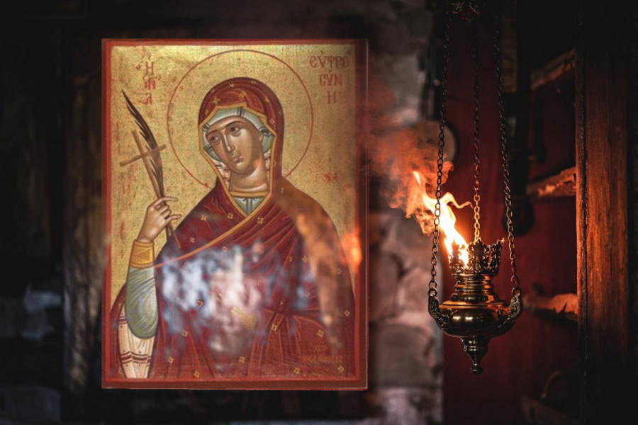 SUTRA SLAVIMO PREPODOBNU EFROSINIJU! Zamonašila se prerušena u muškarca, otac je 38 godina tražio, a evo šta se dogodilo kada ju je konačno sreo!