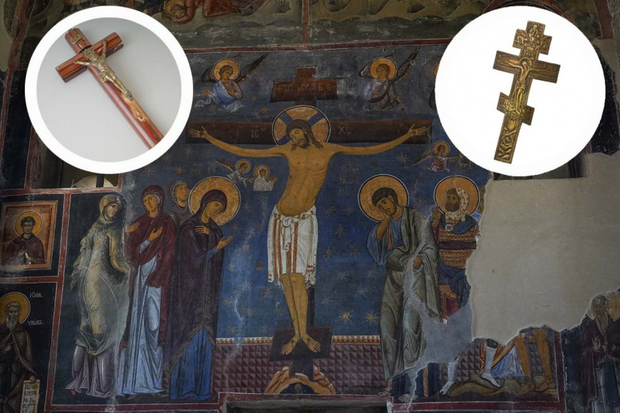 PO ČEMU SE RAZLIKUJU PRAVOSLAVNI I KATOLIČKI KRST: Jeromonah Adrijan o čestom pitanju vernika, ali i o drugačijim prikazima raspeća Hrista među hrišćanima!