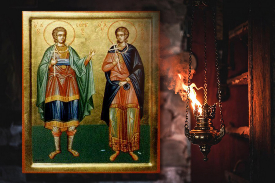 SUTRA JE VELIKI CRKVENI PRAZNIK I SLAVA MNOGIH SRBA! Slavimo Srđevdan, dan posvećen Svetim mučenicima Sergiju i Vakhu!